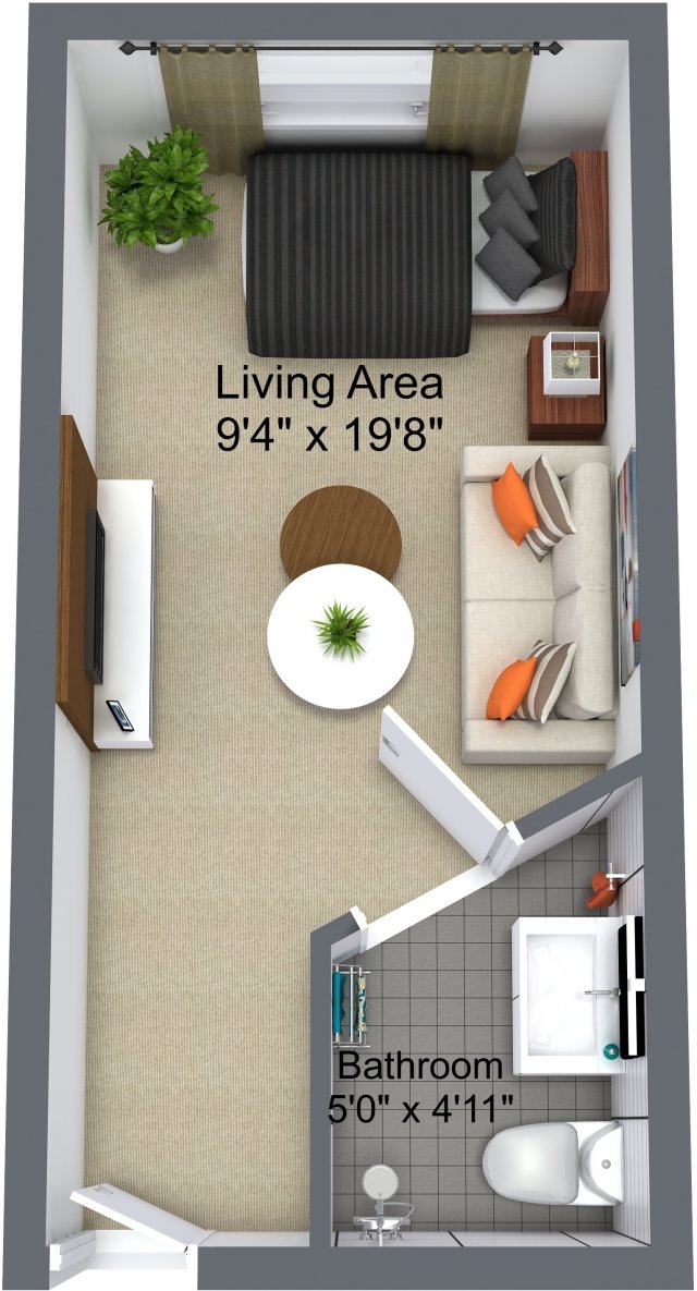 Standard Studio Plan layout